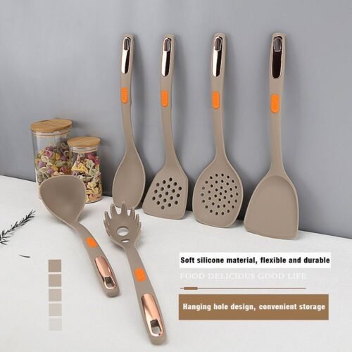 7-Piece Silicone Pack Nylon Cookware Set