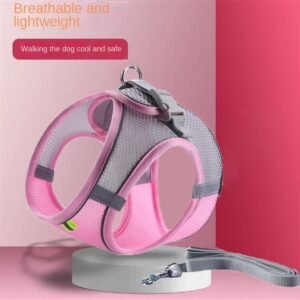 4DF6D0EE21C9D276EB414F5B6799E360.jpg Adjustable Reflective Breathable Mesh Pet Harness