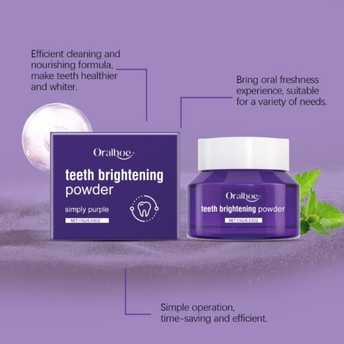 Oralhoe Purple Tooth Powder Clean