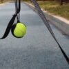 Pet Tennis Rack Set Toy Ball